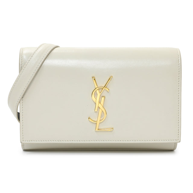 Saint Laurent Ivory Calfskin Kate Belt Bag Handbags Saint Laurent