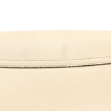 Gucci Ivory Pebbled Calfskin Medium Soho Flap Crossbody