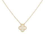 Van Cleef & Arpels 18K Yellow Gold Mother of Pearl Vintage Alhambra Pendant Necklace Necklaces Van Cleef and Arpels