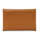 Hermes Gold Epsom Calvi Card Case Accessories Hermes