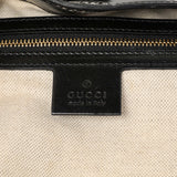 Gucci X Balenciaga Black Calfskin Logo Print Medium Jackie 1961 Hobo