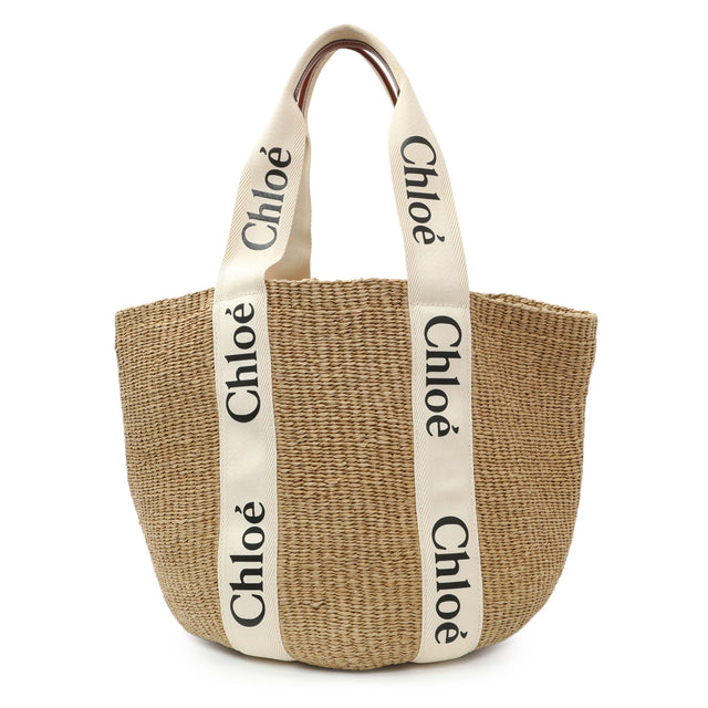 Chloe Raffia Large Woody Basket Bag Handbags Chloe