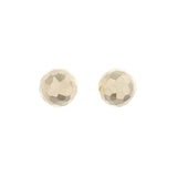 14K Yellow Gold Faceted Disco Ball Earrings Fine Jewellery Modaselle
