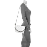Louis Vuitton White Lambskin Embossed Monogram Coussin BB Handbags Louis Vuitton
