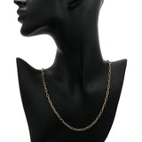 10K Yellow Gold Paperclip Chain Fine Jewellery Modaselle