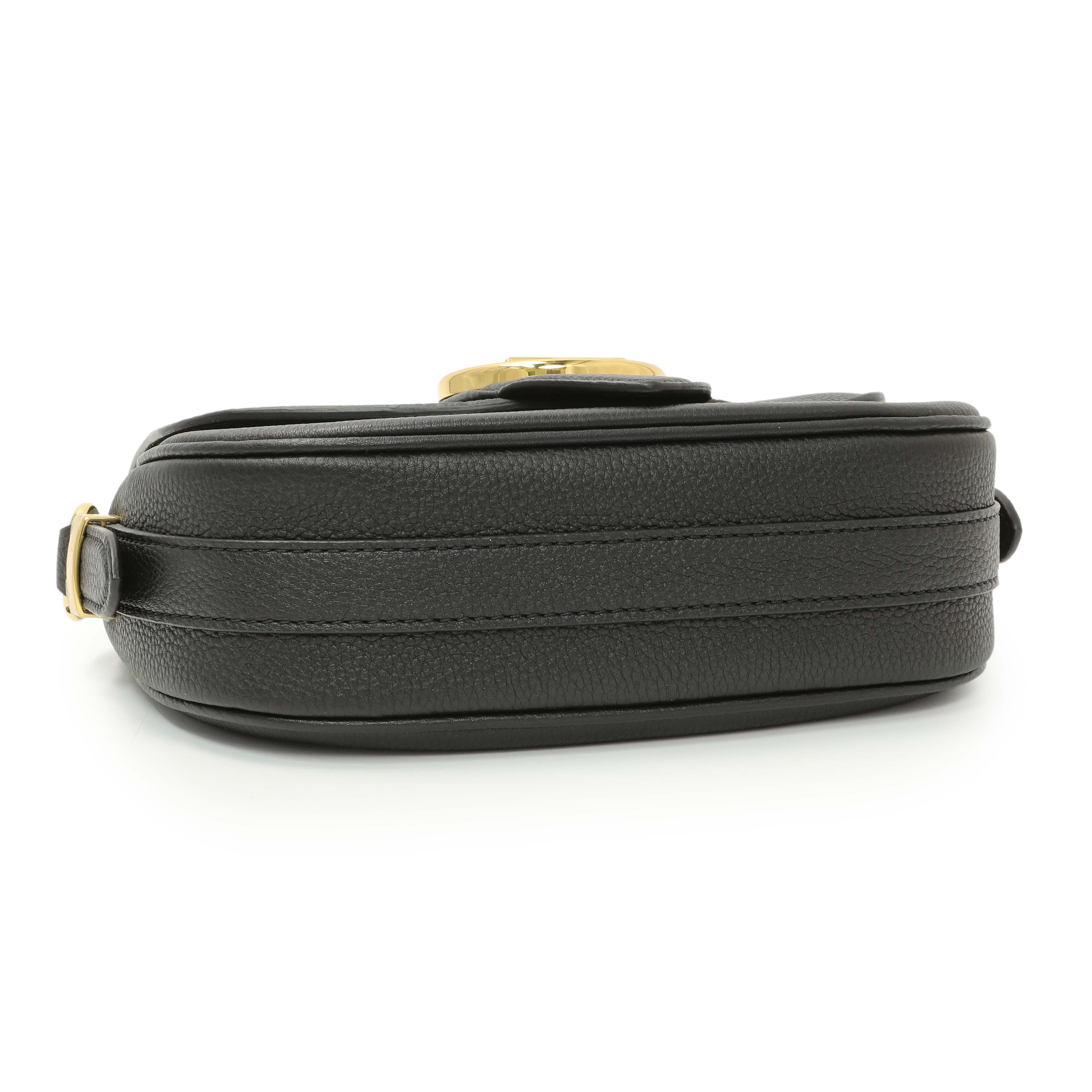 Louis Vuitton Black Grained Calfskin LV Pont 9 Soft MM – Modaselle