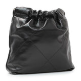 Chanel Black Shiny Calfskin Quilted Mini Chanel 22 Handbags Chanel