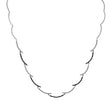 18K White Gold 1.50 Carat Black & White Diamond Necklace Fine Jewellery Modaselle