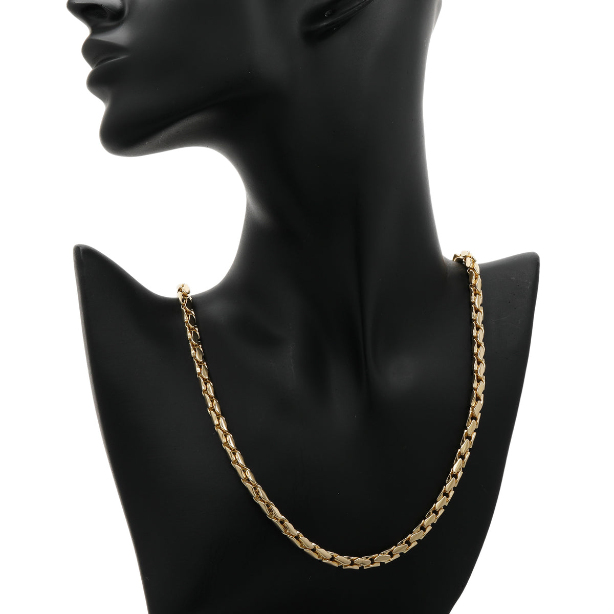 David Yurman 18K Yellow Gold 5mm Fluted Chain Necklace Designer Jewellery David Yurman