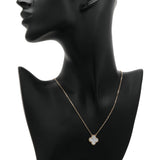 Van Cleef & Arpels 18K Yellow Gold Mother of Pearl Vintage Alhambra Pendant Necklace Necklaces Van Cleef and Arpels