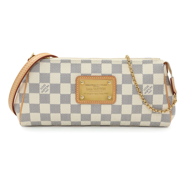 Louis Vuitton Damier Azur Eva Clutch Handbags Louis Vuitton
