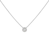 18K White Gold 0.35 Carat Diamond Pendant Fine Jewellery Modaselle