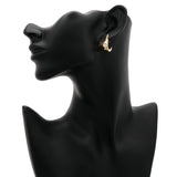 14K Yellow Gold Chunky Tapered Half-Hoop Earrings Fine Jewellery Modaselle