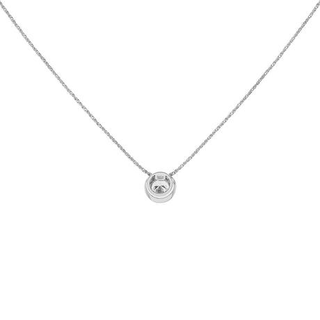 18K White Gold 0.35 Carat Diamond Pendant Fine Jewellery Modaselle