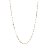 14K Yellow Gold Paperclip Chain Fine Jewellery Modaselle
