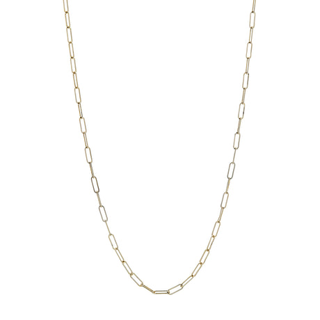 14K Yellow Gold Paperclip Chain Fine Jewellery Modaselle