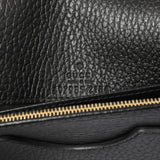 Gucci Black Calfskin Mini GG Marmont Chain Wallet