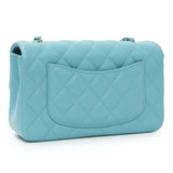 Chanel Blue Quilted Lambskin Mini Rectangular Flap Handbags Chanel