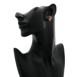 Van Cleef & Arpels 18K Yellow Gold Carnelian Vintage Alhambra Earrings Designer Jewellery Van Cleef and Arpels