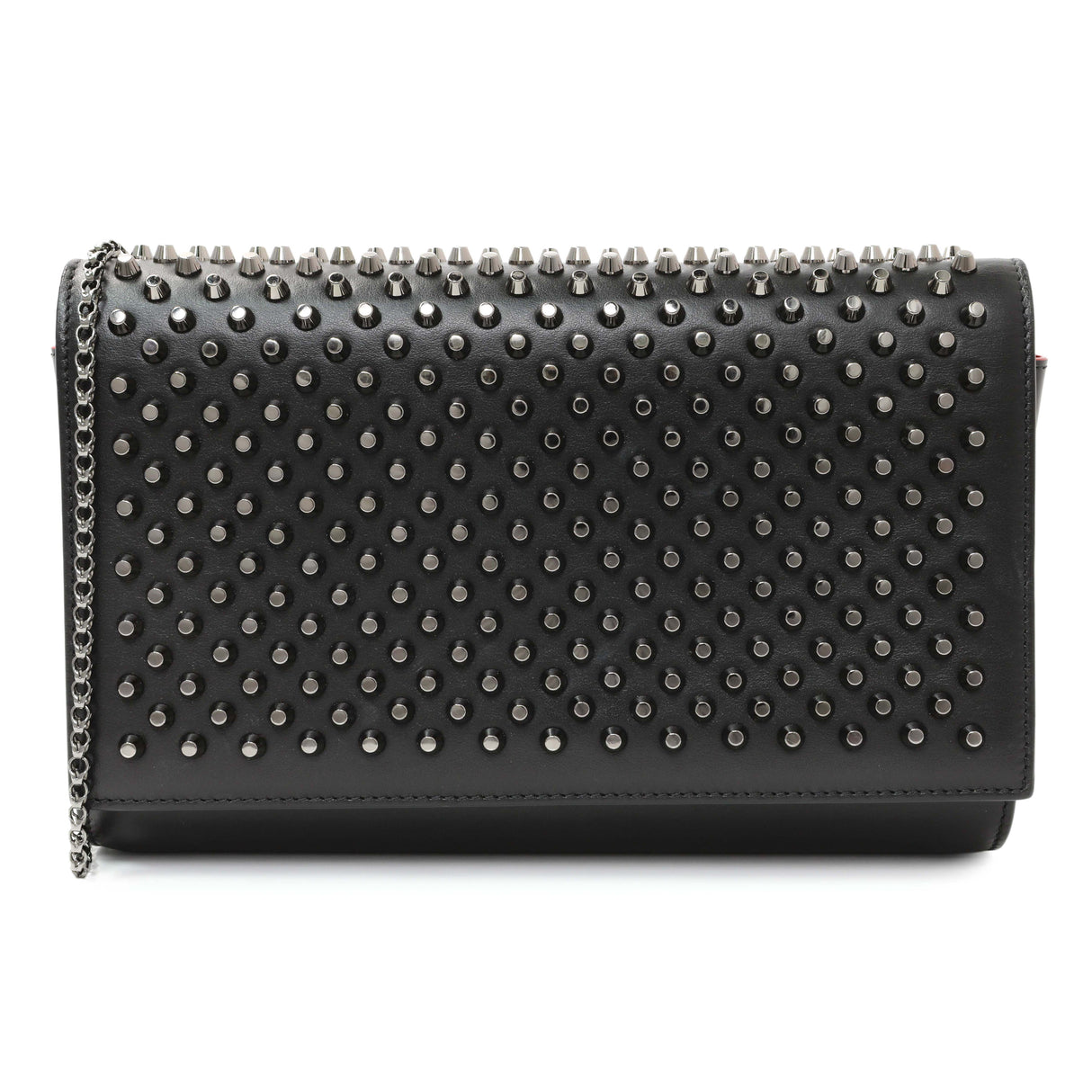 Christian Louboutin Black Calfskin Paloma Clutch Handbags Christian Louboutin