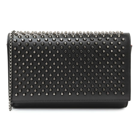 Christian Louboutin Black Calfskin Paloma Clutch Handbags Christian Louboutin