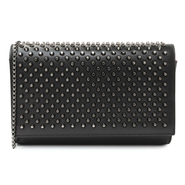 Christian Louboutin Black Calfskin Paloma Clutch Handbags Christian Louboutin