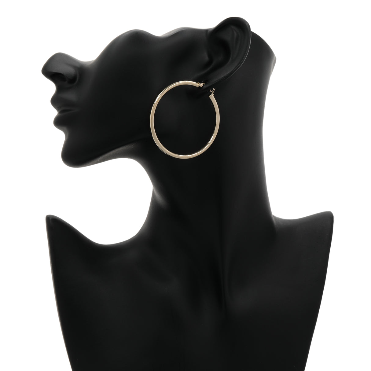 14K Yellow Gold Hoop Earrings Fine Jewellery Modaselle
