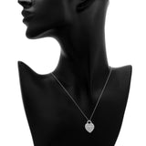 Tiffany & Co. Sterling Silver Heart Tag Pendant Necklace Designer Jewellery Tiffany and Co