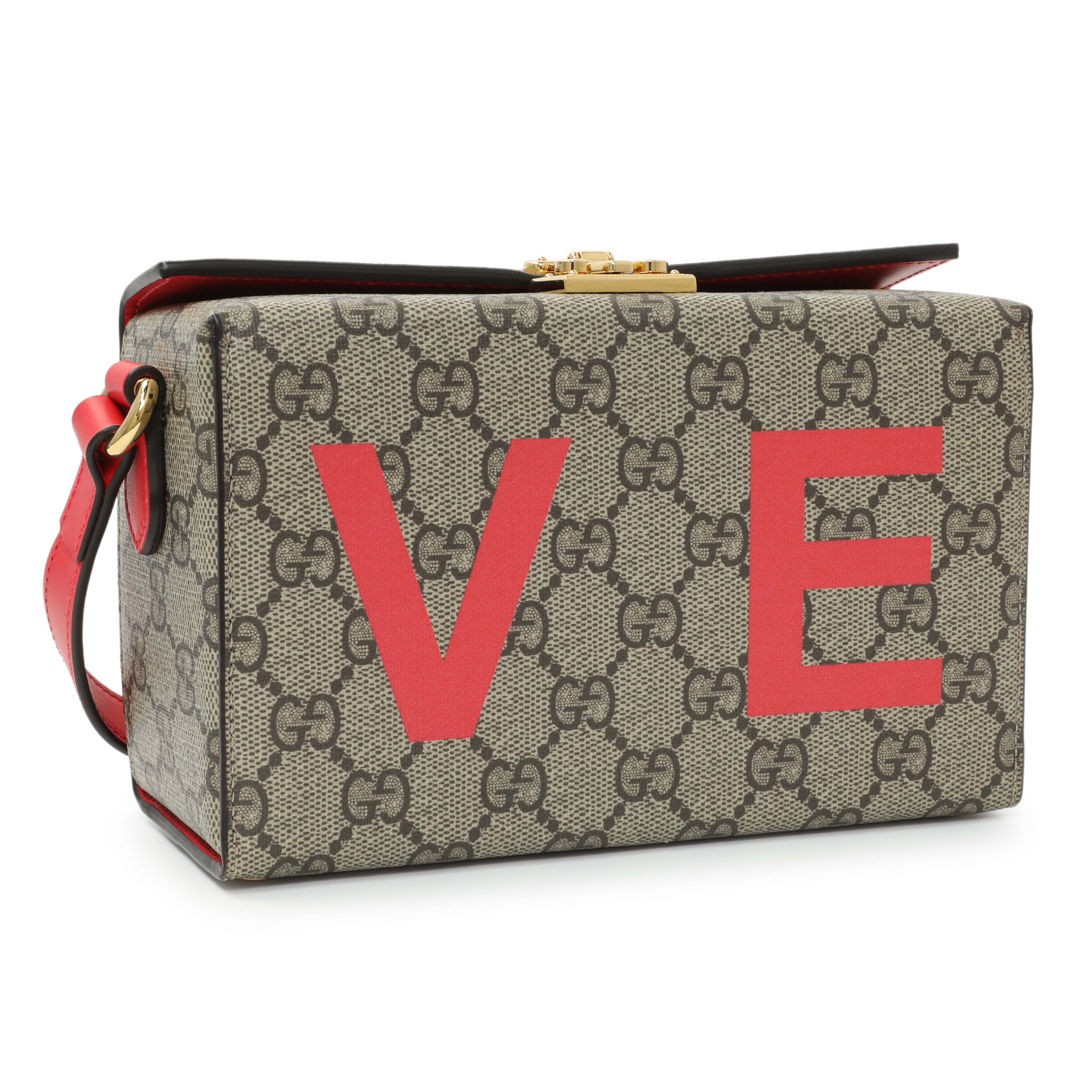 GUCCI、LOUIS VUITTON等のショップ袋43枚 Gucci GG Supreme Monogram Moon Calfskin Love Valentines Day