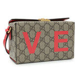 Gucci GG Supreme Monogram Moon Calfskin Love Valentines Day Padlock Case Handbags Gucci
