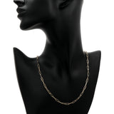 14K Yellow Gold Paperclip Chain Fine Jewellery Modaselle