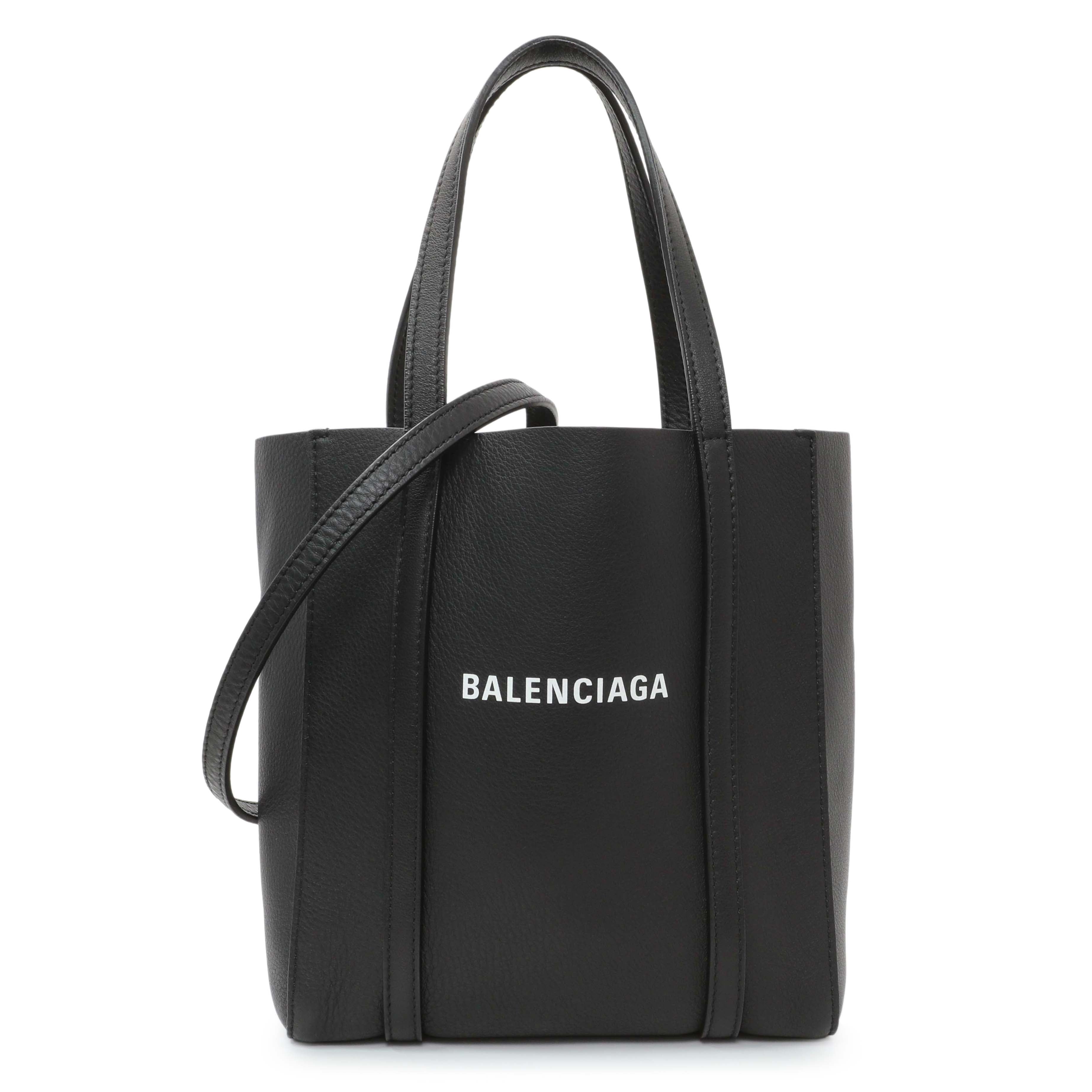 BALENCIAGA EVERYDAY トートバッグ XXS BLACK Balenciaga Black Calfskin XXS Everyday Tote – Modaselle