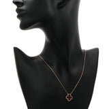 Van Cleef & Arpels 18K Yellow Gold Carnelian Vintage Alhambra Pendant Necklace Designer Jewellery Van Cleef and Arpels