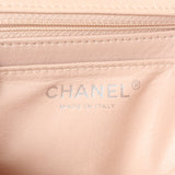 Chanel Light Pink Quilted Caviar Mini Square Flap