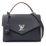 Louis Vuitton Marine Rouge Soft Calfskin My Lockme Top Handle Handbags Louis Vuitton