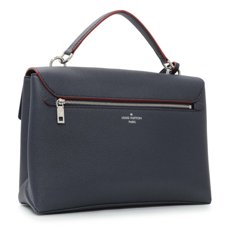 Louis Vuitton Marine Rouge Soft Calfskin My Lockme Top Handle Handbags Louis Vuitton