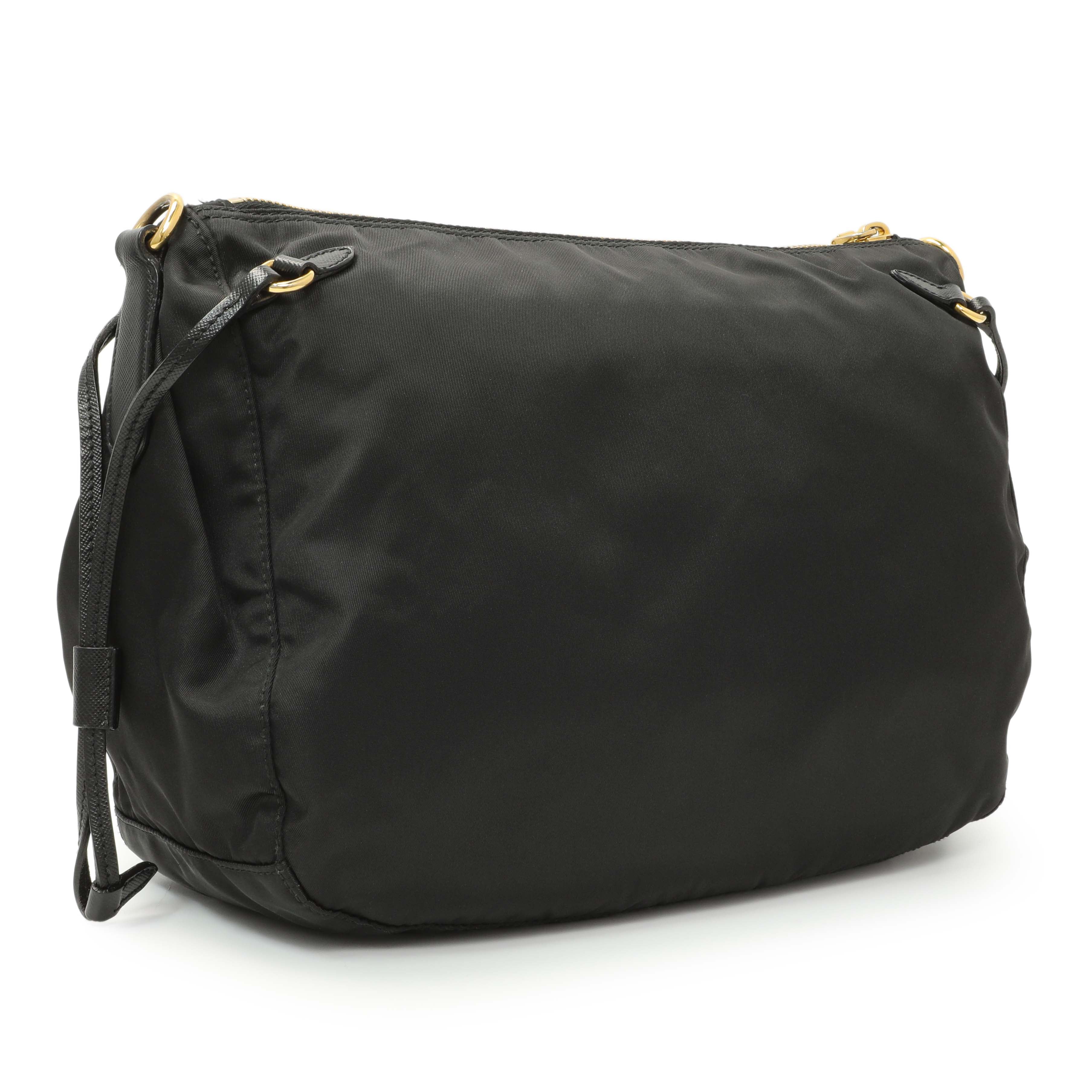Prada Black Tessuto Nylon Crossbody – Modaselle