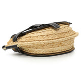 Loewe Calfskin Raffia Mini Gate Crossbody Bag Handbags Loewe