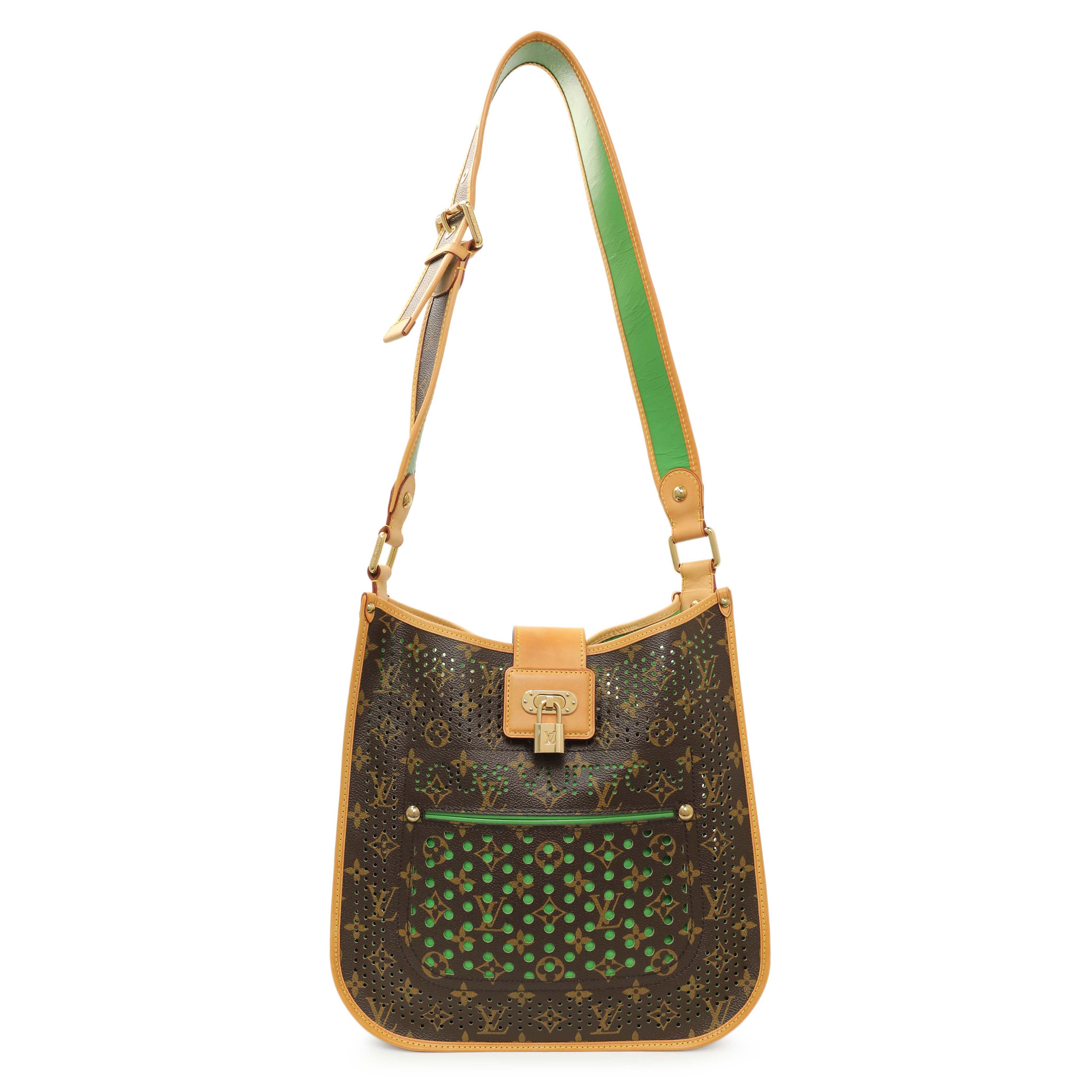 Louis Vuitton Vert Monogram Perforated Musette – Modaselle