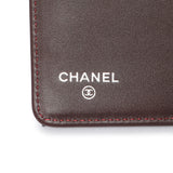 Chanel Black Quilted Caviar Yen Wallet