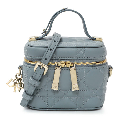 Christian Dior Lambskin Cannage Micro Lady Dior Vanity Case Handbags Christian Dior