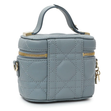 Christian Dior Lambskin Cannage Micro Lady Dior Vanity Case Handbags Christian Dior