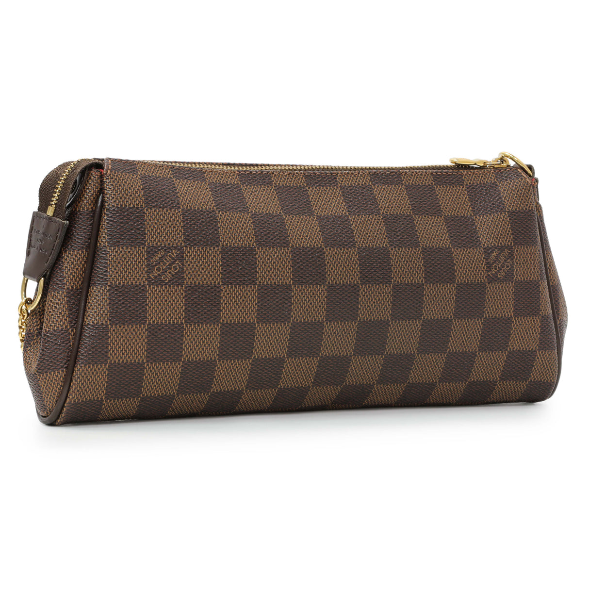 Louis Vuitton Damier Ebene Eva Clutch Handbags Louis Vuitton
