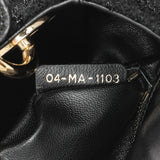 Christian Dior Black Tweed Mini Lady Dior Handbags Christian Dior