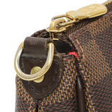 Louis Vuitton Damier Ebene Eva Clutch Handbags Louis Vuitton