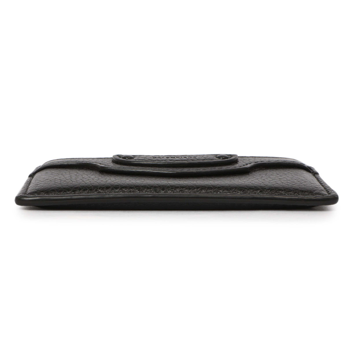 Balenciaga Black Grained Calfskin Neo Classic Card Holder