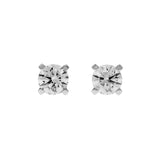 Cartier 18K White Gold 0.37 Carat Diamond Stud Earrings