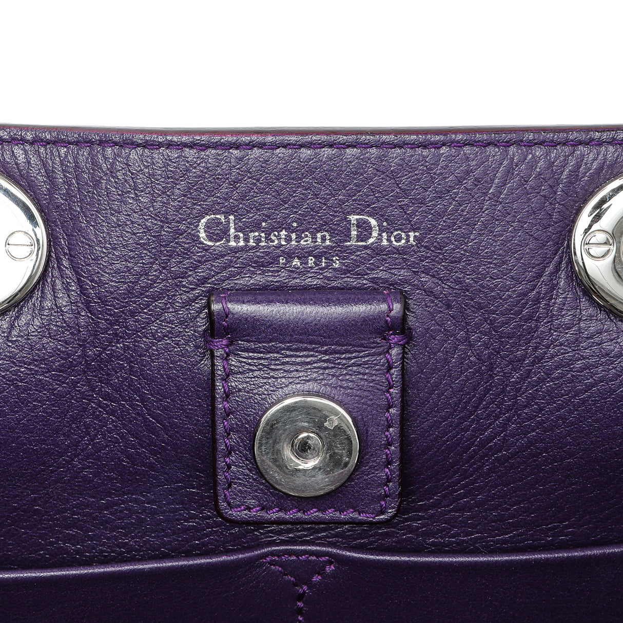 Christian Dior Pink Bullcalf Small Diorissimo Tote Handbags Christian Dior