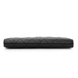 Chanel Lambskin Quilted Yen Wallet Black