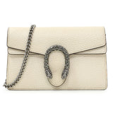 Gucci White Calfskin Dionysus Super Mini